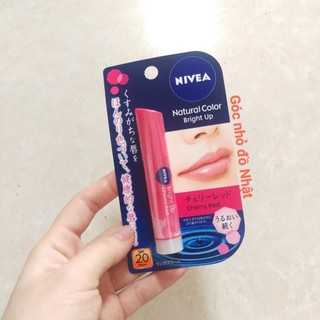 SON DƯỠNG NIVEA NATURAL COLOR NỘI ĐỊA NHẬT XÁCH TAY