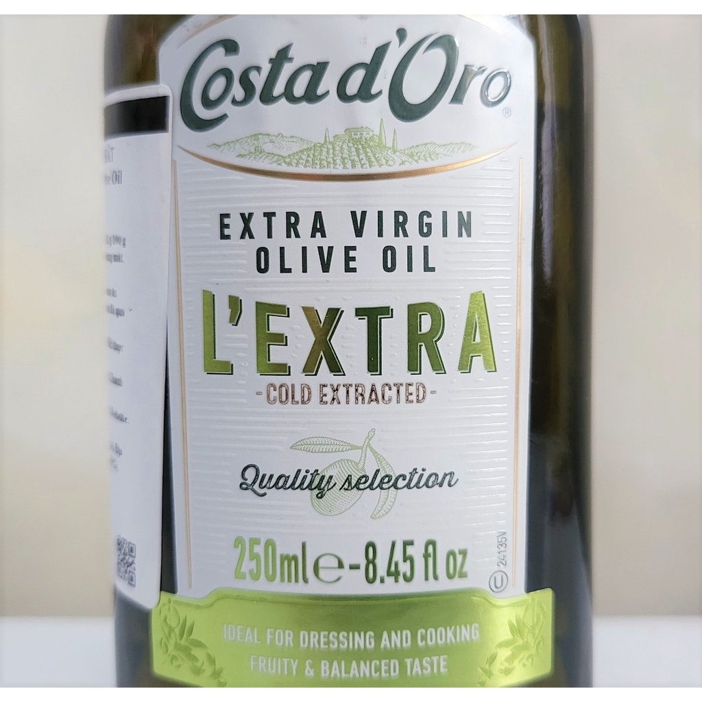 [Chai nhỏ 250ml – EXTRA VIRGIN] DẦU Ô LIU NGUYÊN CHẤT [Italia] COSTA D’ORO Olive Oil