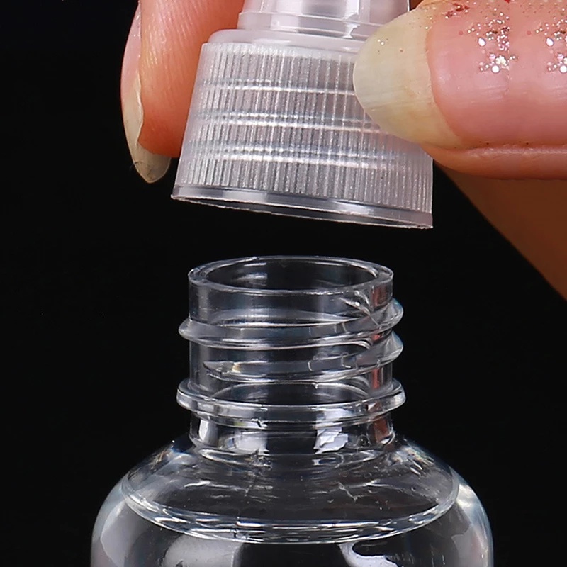 Chai nhựa trong suốt dạng bóp 5-120ml dùng để đựng gia vị/giấm