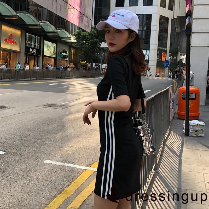 Đầm ngắn tay cổ tim kéo khóa zip phong cách quyến rũ dành cho nữ | BigBuy360 - bigbuy360.vn
