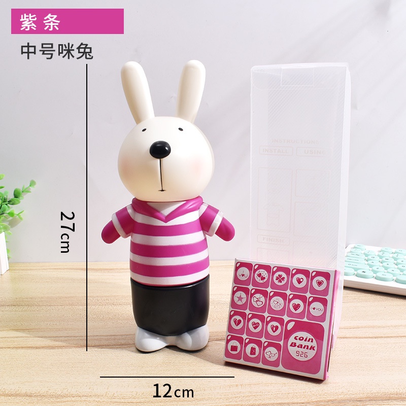 Hộp Đựng Tiền Xu Hình Thỏ Hoạt Hình Dễ Thương