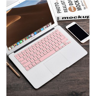 Miếng Phủ Bàn Phím Macbook Chống Nước,Bụi Bẩn Màu Hồng Pastel Bản US