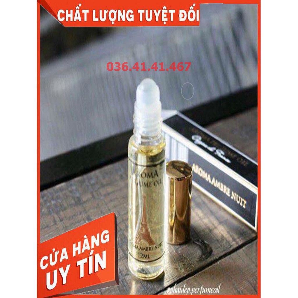 [CHÍNH HÃNG] Tinh dầu Nước hoa Pháp dạng Lăn được chọn mùi (Unisex/Nam/Nữ)