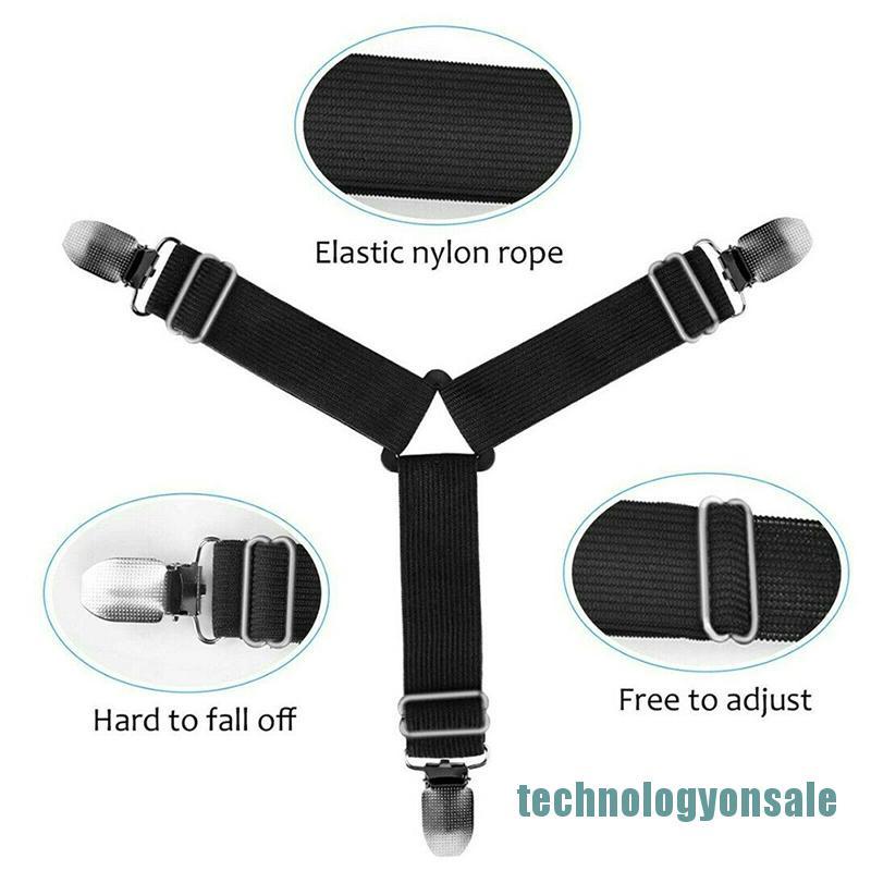 Set 4 kẹp cố định ga trải giường tiện lợi