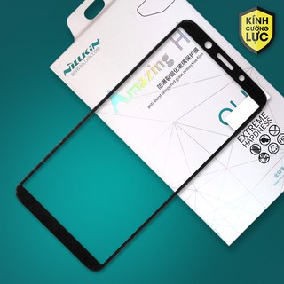 Cường lực Oppo F5 Fullbox Nillkin Full LCD viền màu Đen