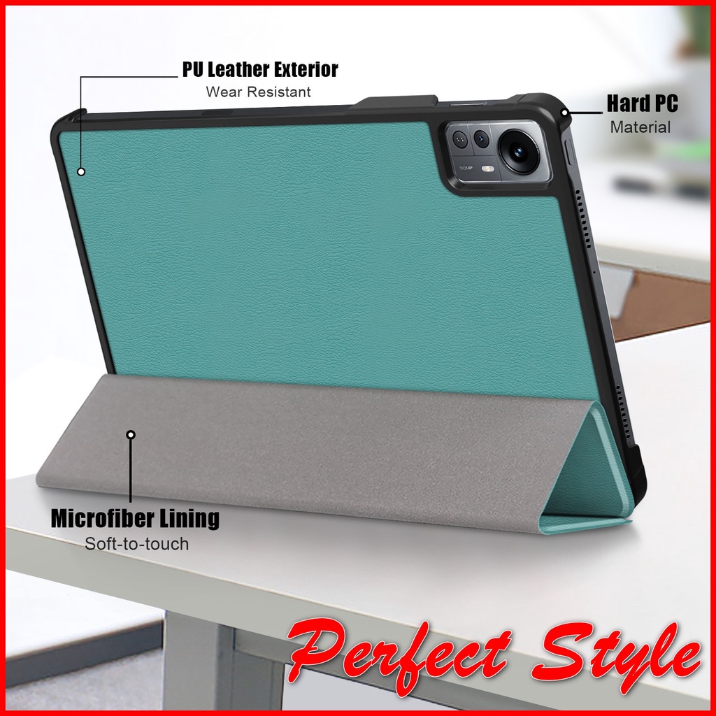 Bao Da Xiaomi Mi Pad 5 pro 12.4 Mipad 5 pro 12.4 Nắp Gập giá đỡ Từ Tính Chống Dấu Vân Tay