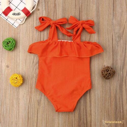 Bikini một mảnh thắt nơ hai dây dành cho bé gái