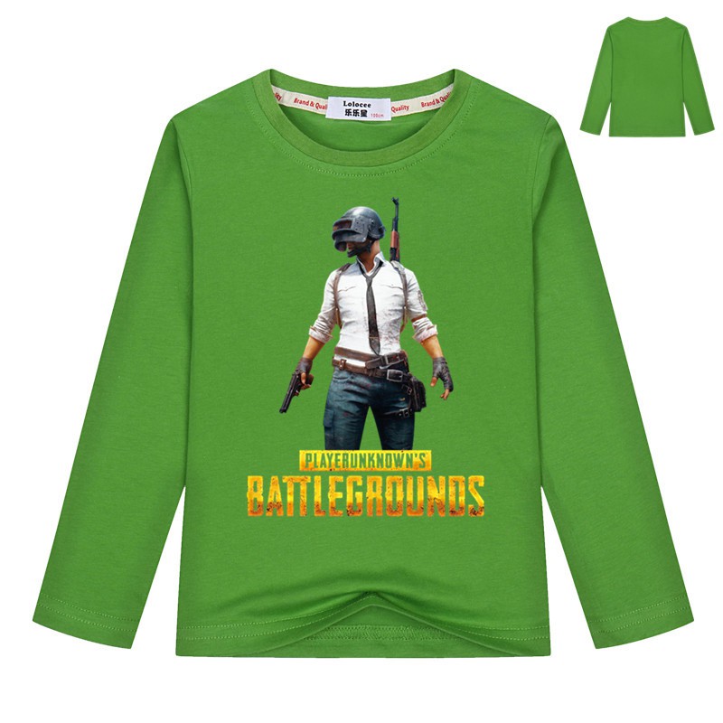 áo thun dài tay cho bé trai PUBG Welder Man Tops