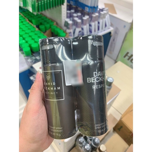 SET XỊT DAVID-BECKHAM( 2 CHAI) MALAYSIA !!!