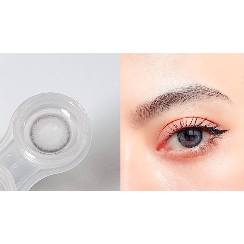 Lens mắt xám tây Olivia Size 🔥 GIÁ SỐC 🔥 lens mắt độ giãn tròng đa dạng dịu nhẹ với mắt