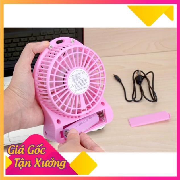 🍀 Giá sỉ 🍀  Quạt Sạc Tích Điện Mini 3 Tốc Độ