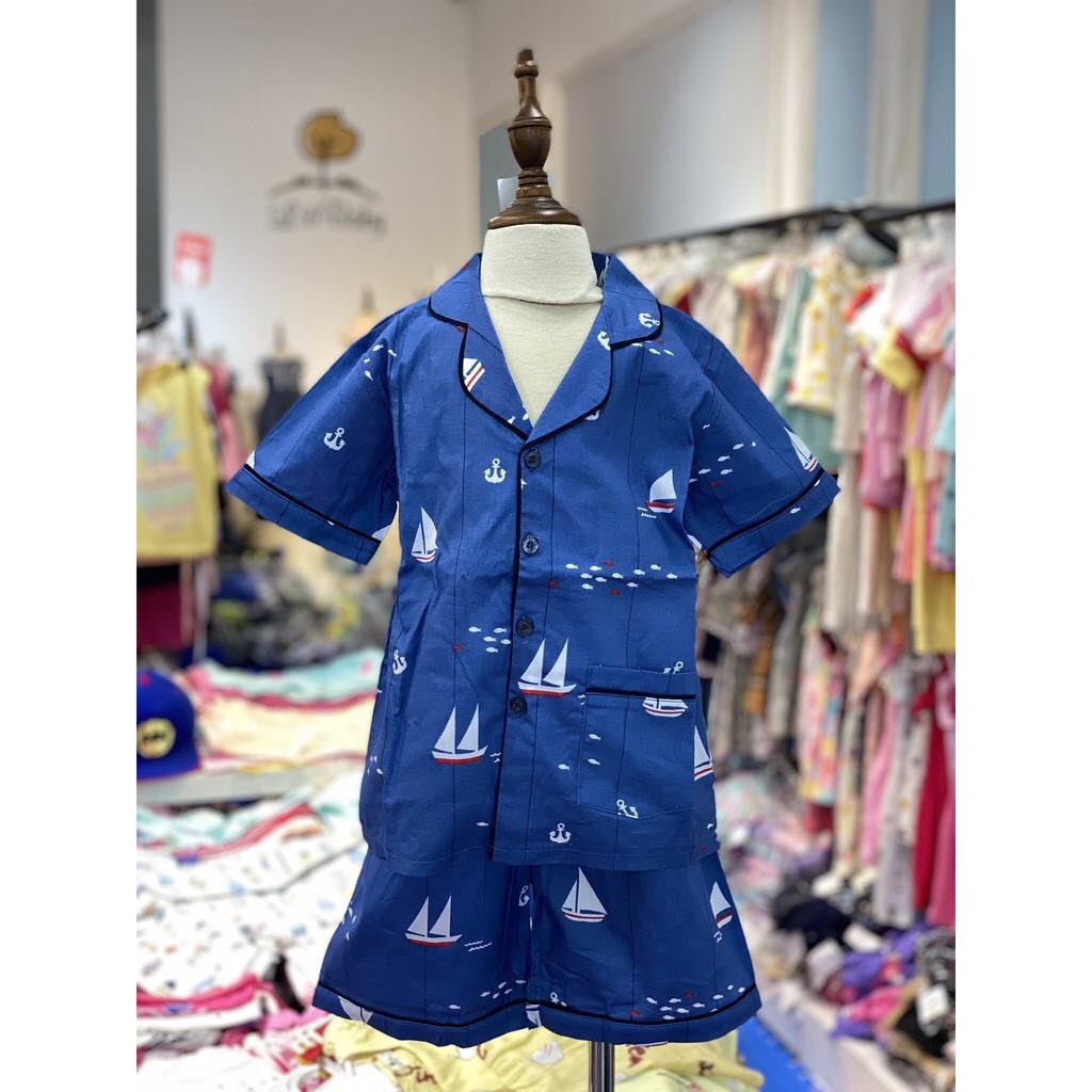 Bộ Pijama bé trai, bé gái size 2-9T. Chất kate lụa thấm hút mồ hôi, không nhàu, thoáng mát