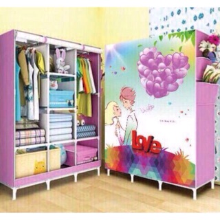 Tủ vải 3d 3 buồng 8 ngăn