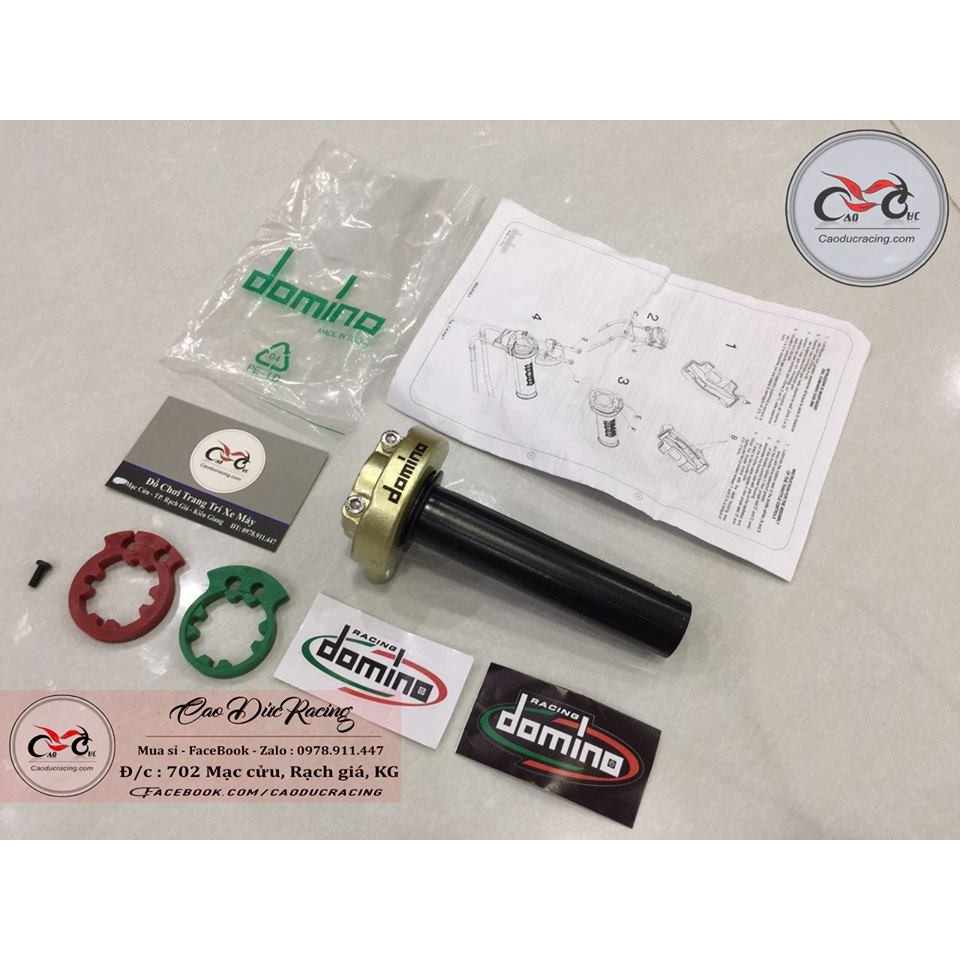 Cùm tăng tốc domino 2 dây ga - Rút ngắn hành trình vặn ga