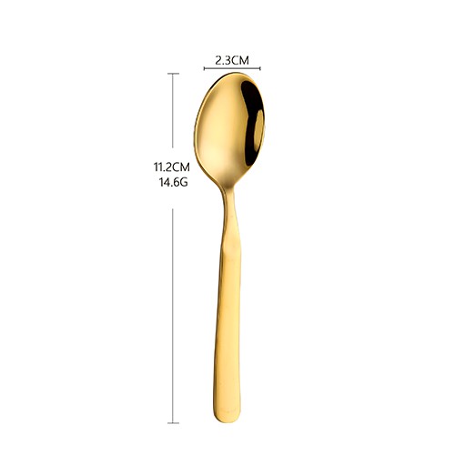 Muỗng tráng miệng KATELV bằng thép không gỉ chất lượng cao