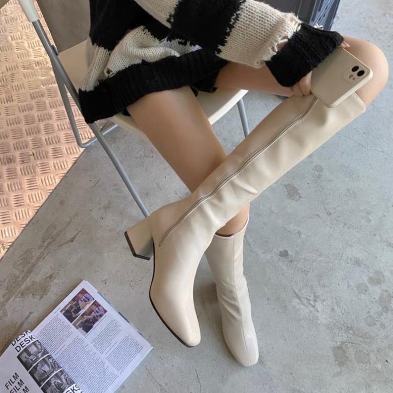 Boot Đùi Cao Cổ 5p Nữ Qua Gối Siêu Đẹp HGJ