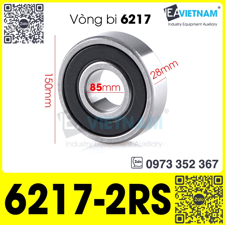 Vòng bi trục 10mm 12mm 15mm 17mm / Bạc đạn 6000 6001 6002 6003 6200 6201 6202 6203 6300 6301 6302 / Ổ bi phi 10 12 15 17