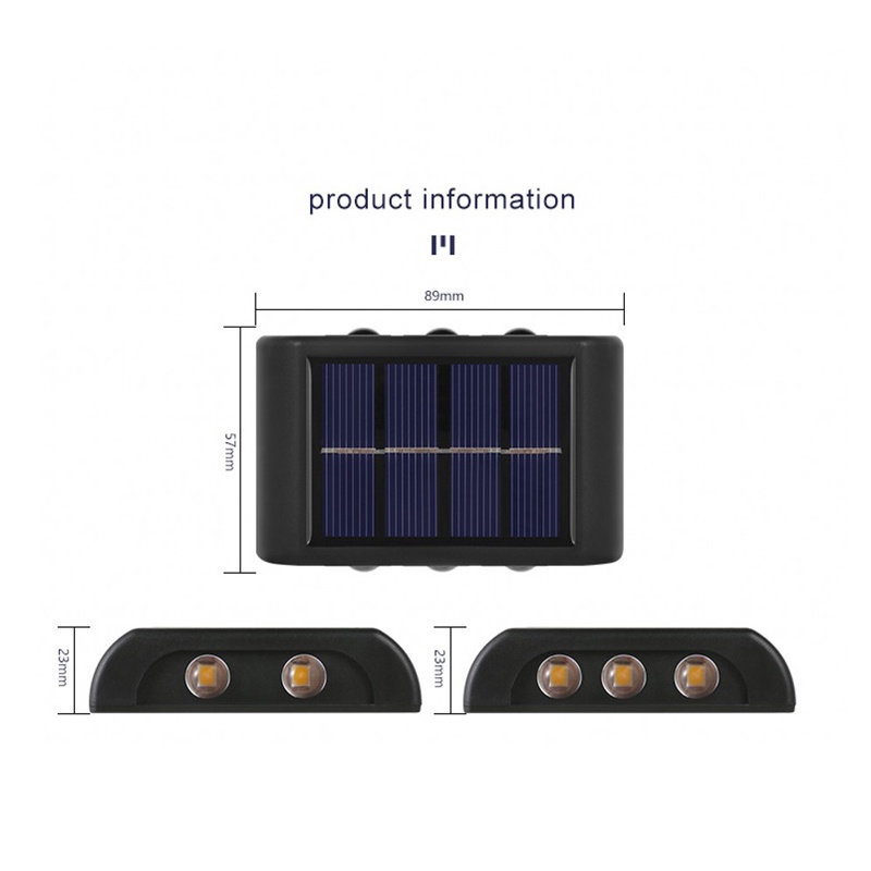Đèn Led Năng Lượng Mặt Trời Chống Thấm Nước Chiếu Sáng Sân Vườn