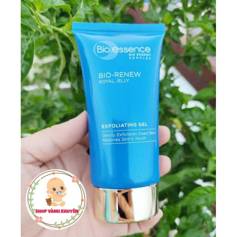 (Hsd 3.2023) Gel tẩy tế bào chết dưỡng da tươi trẻ Bio-Essence Bio-Renew tinh chất sữa ong chúa 60gr