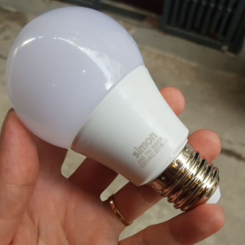 Bóng bub led Simon - 7W siêu sáng chính hãng ánh sáng trắng.