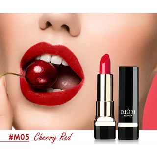 Son Lì Hàn Quốc - Son Lì Riori Matte Lipstick 05 - Cherry Red: Màu Đỏ Tươi - son không chì