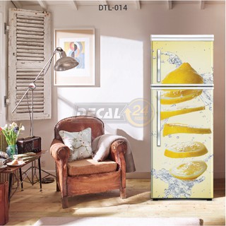 Decal dán trang trí tủ lạnh, miếng dán tủ lạnh chất liệu decal cao cấp chống thấm nước đủ kích thước Decal24h DTL-014