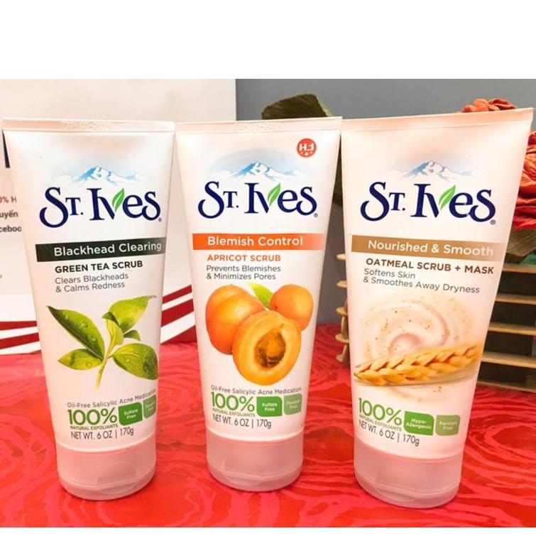 TẨY TẾ BÀO CHẾT CHO MẶT ST.IVES.