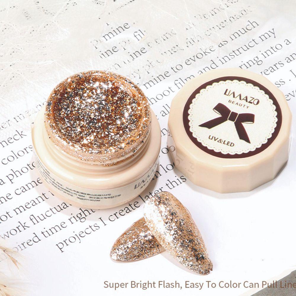 OCEANMAP Gel Sơn Móng Tay Bạch Kim Tuyến Bán Vĩnh Viễn DIY