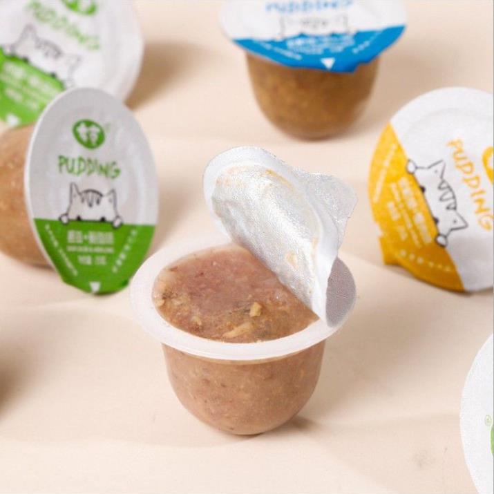 Bánh thưởng PUDDING cho chó mèo 8 vị cho chó mèo 25g (1 viên)