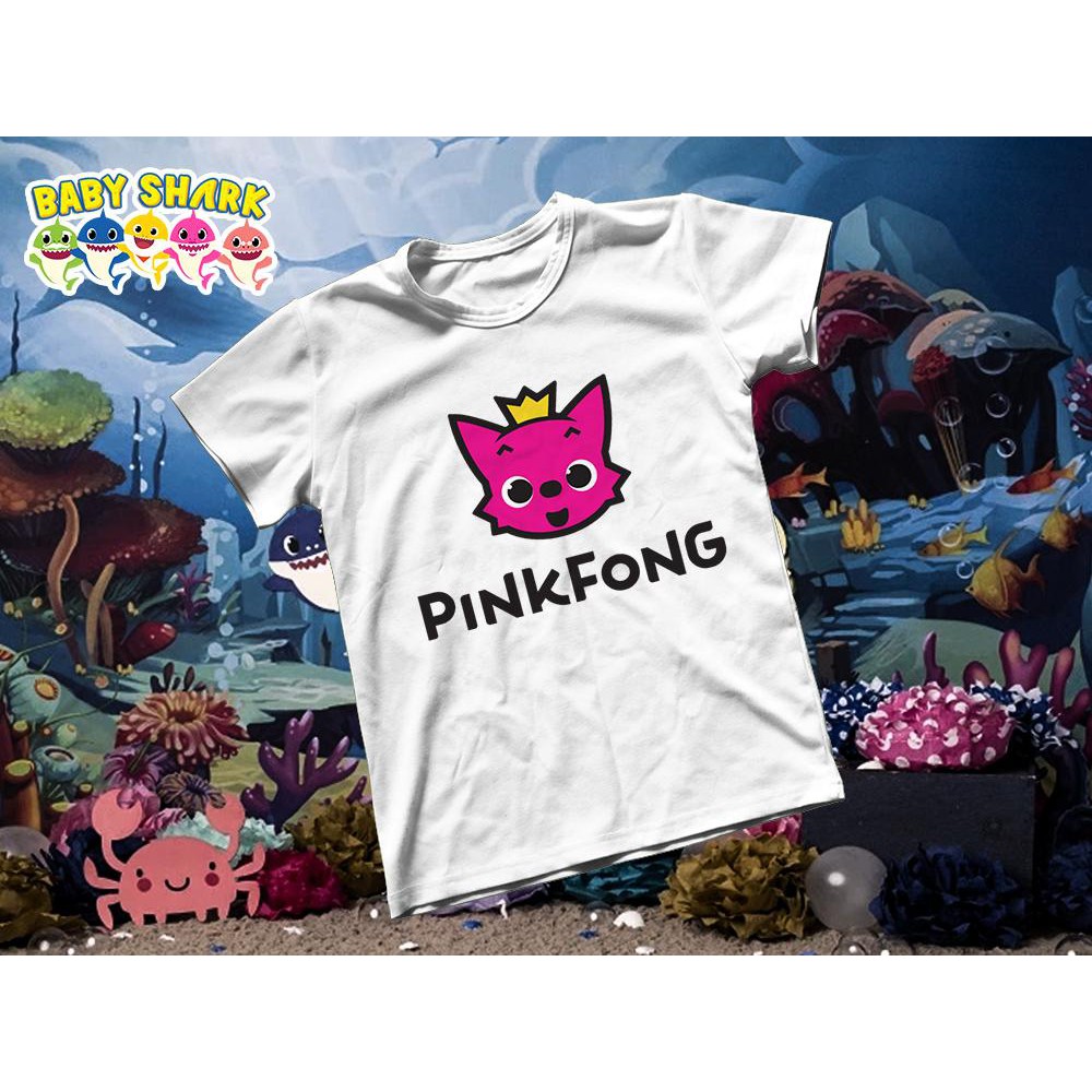 Áo thun Cotton Unisex - Movie - Baby Shark - Pinkfong