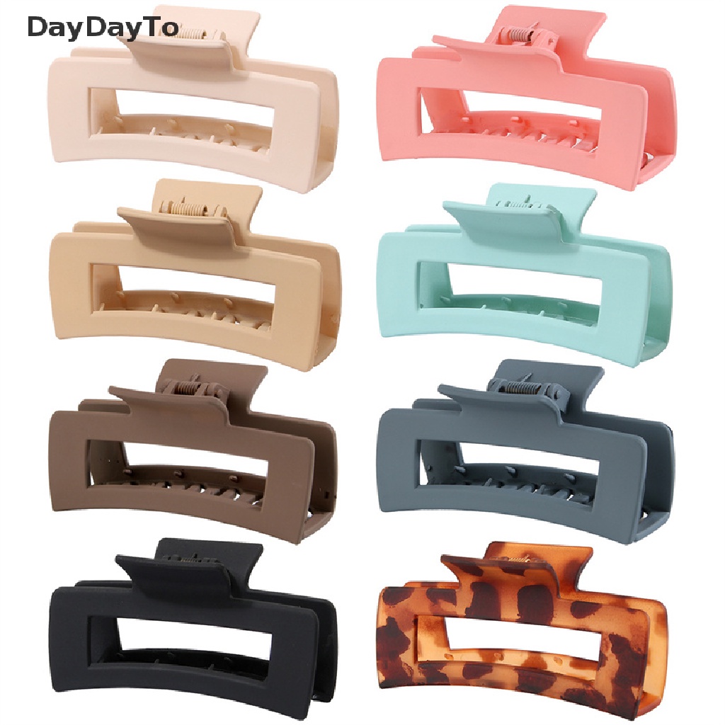 Kẹp Tóc Càng Cua Bằng Nhựa Cho Nữ