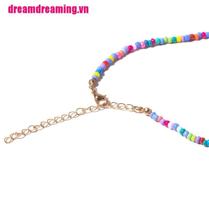 Vòng Cổ Choker Đính Hạt Phong Cách Bohemian