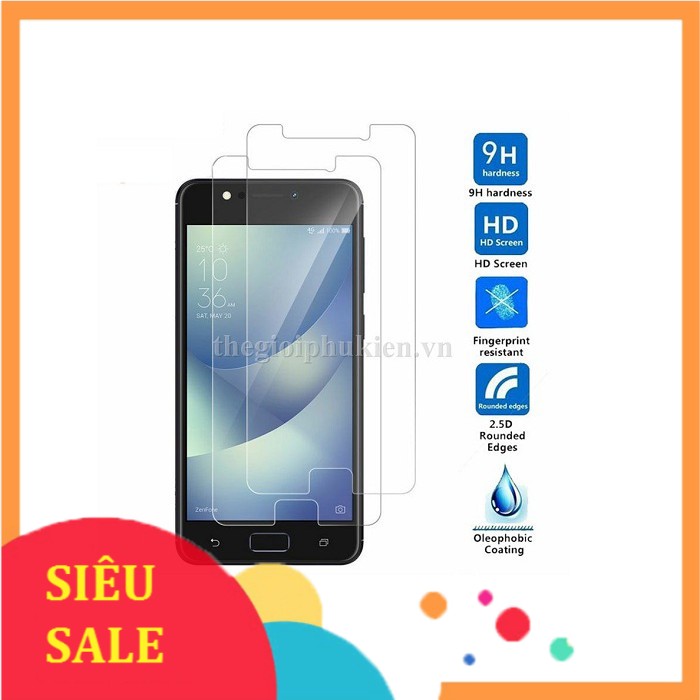 Tấm dán kính cường lực ASUS Zenfone 4 Max 5.2 ZC520KL hiệu Glass Pro - Không full màn hình