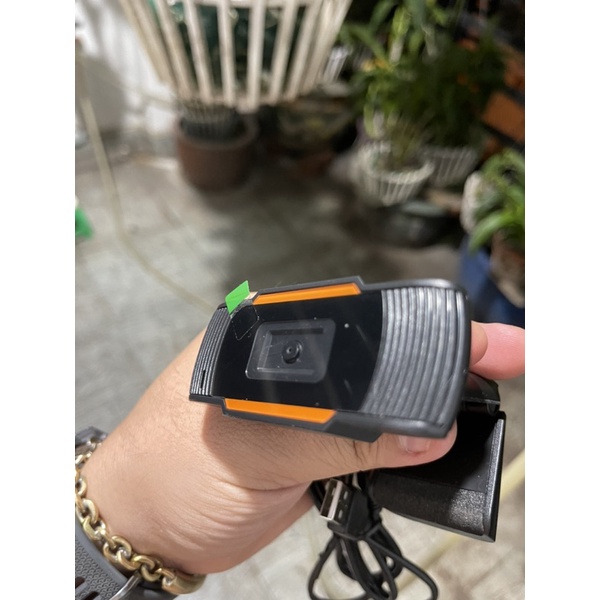 Webcam 720p đen đỏ - kẹp màn hình