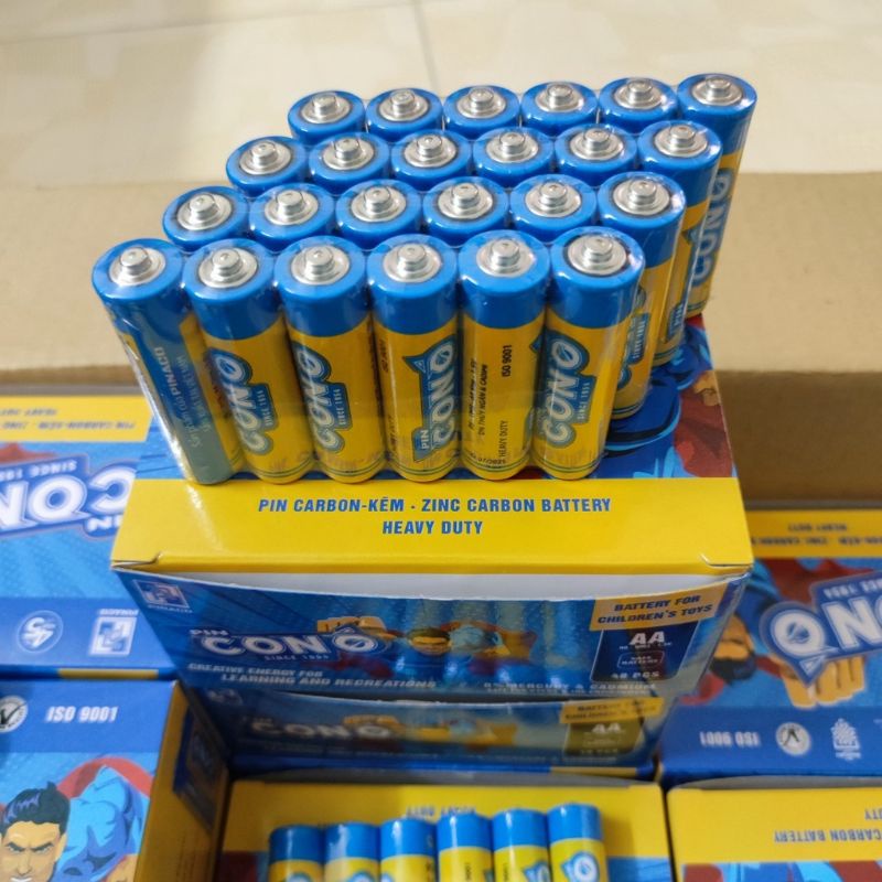 Hộp 48 Viên Pin AA Con Ó Mẫu Mới (2A - 1.5V)