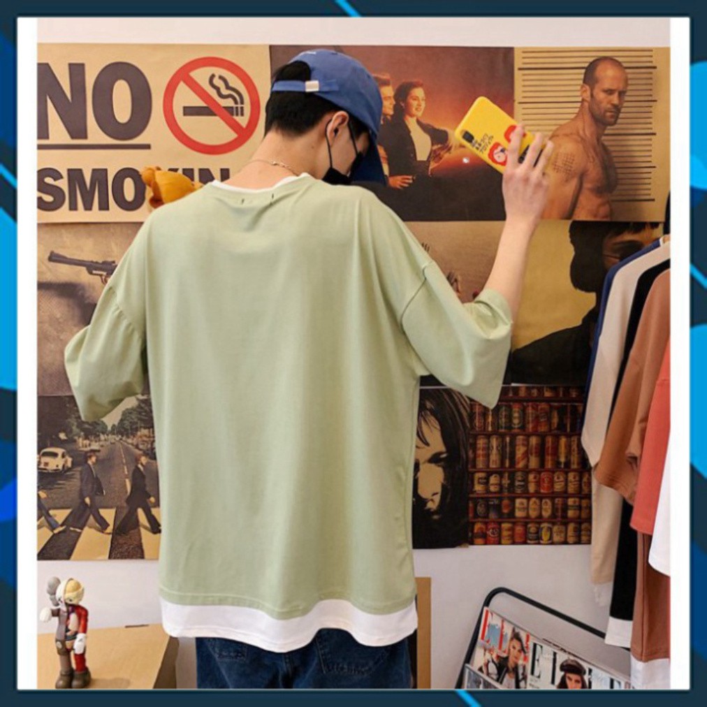 Áo Thun Tay Lỡ Vạt Layer Siêu Hot🍁 Unisex nam nữ đều mặc được | BigBuy360 - bigbuy360.vn