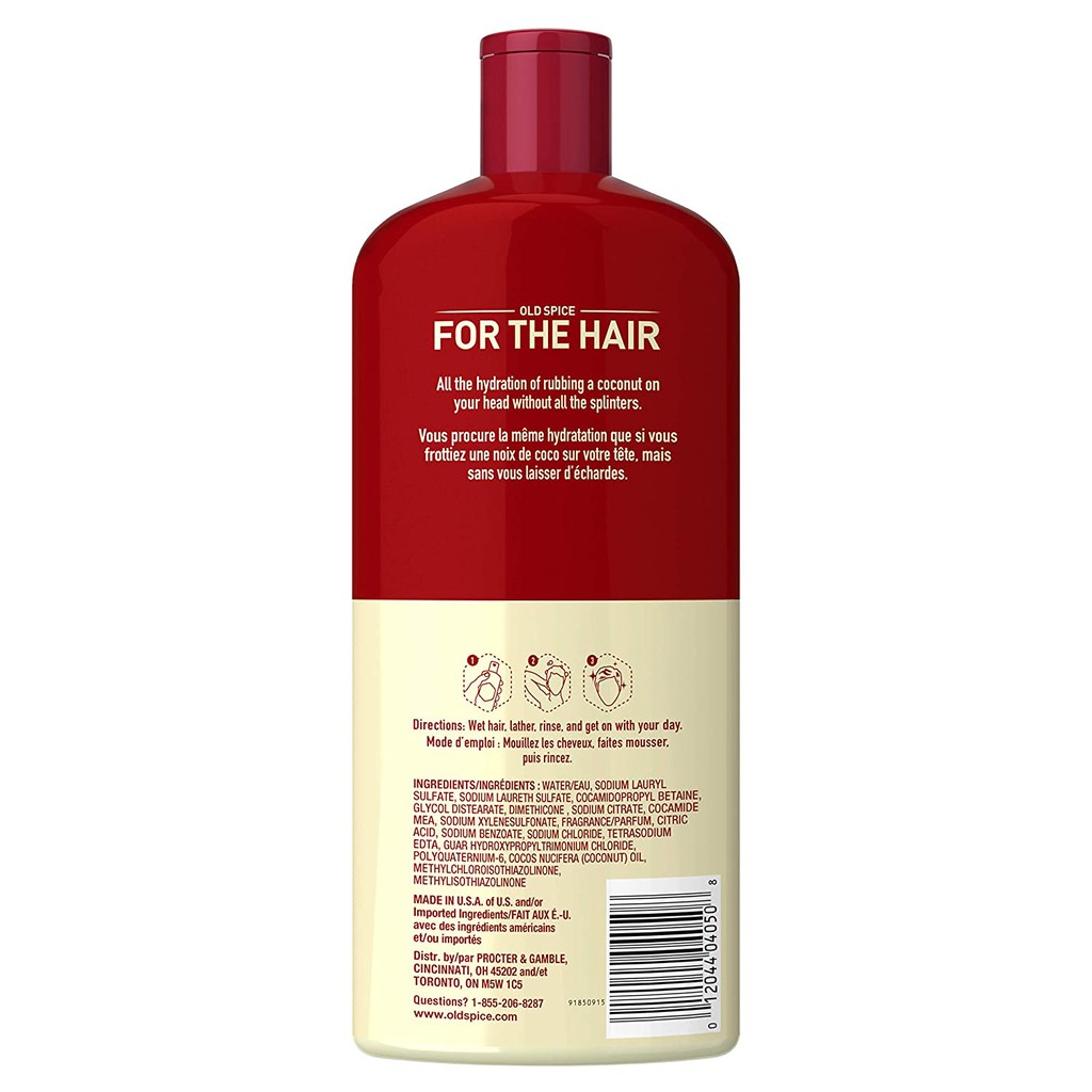 [FREESHIP] Dầu Gội Đầu 2 In 1 Old Spice Fiji 650ML (Dầu Gội Xả)