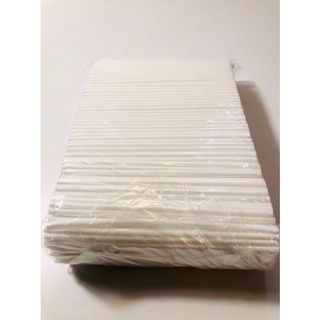 100 ống hút trắng phi 6 dai dày