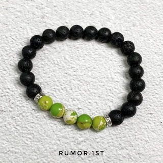 [FIVE ELEMENTS] vòng tay ngũ hành đá núi lửa