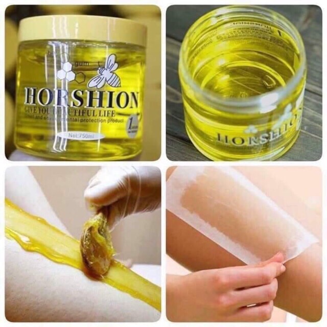 [BL] Gel wax lông lạnh mật ong kèm giấy Horshion