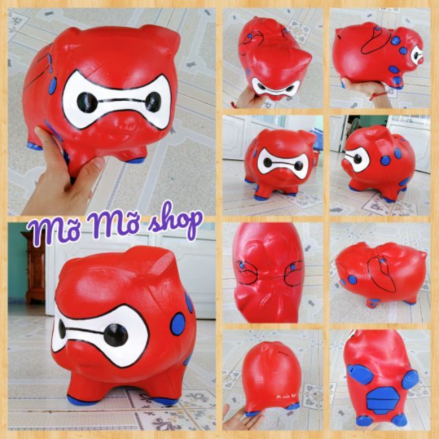 Bảy mập heo - heo đất handmade
