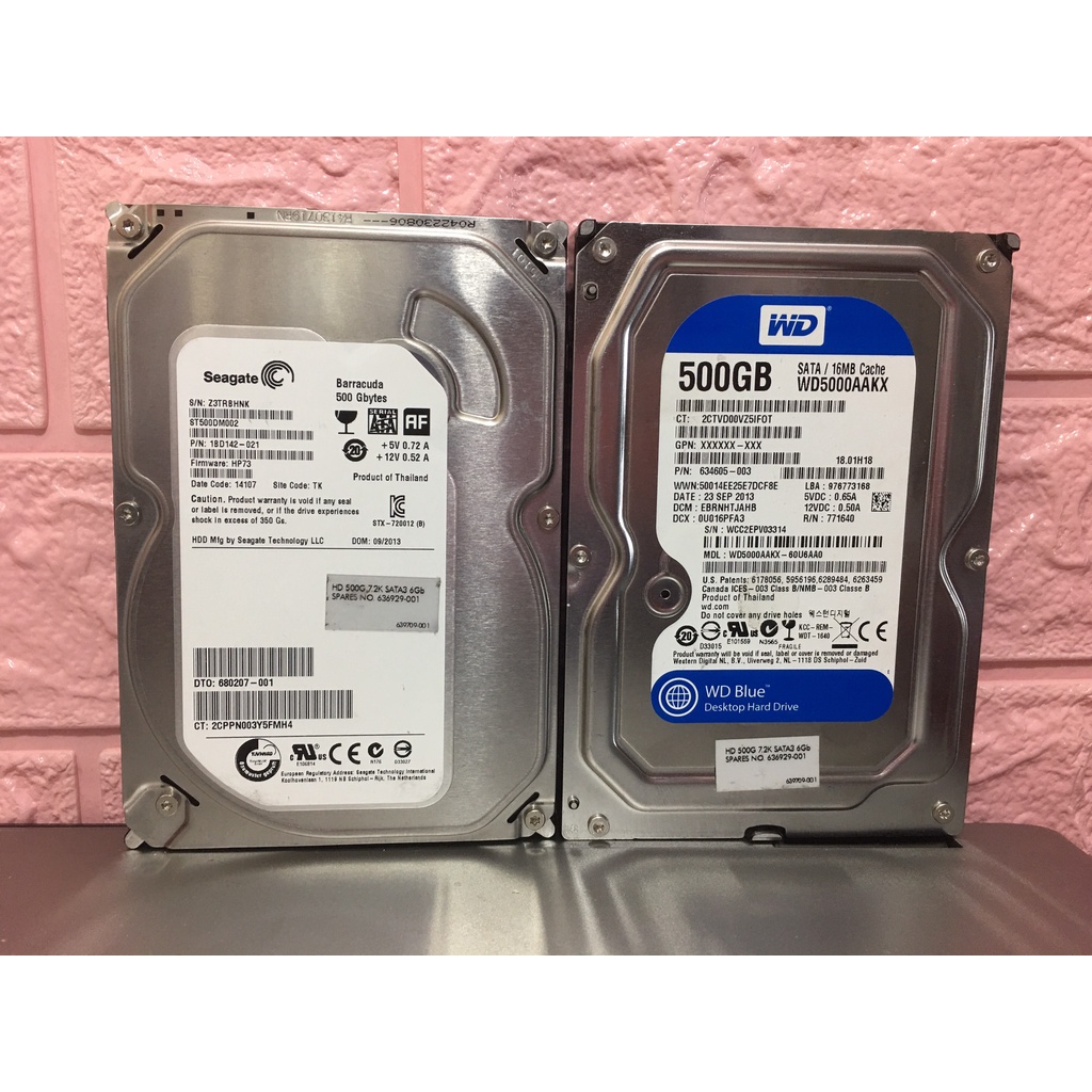 HDD 500GB,320GB,250GB,160GB GOOD Sức khoẻ 100% có sẵn Win cài tự động tặng dây sata