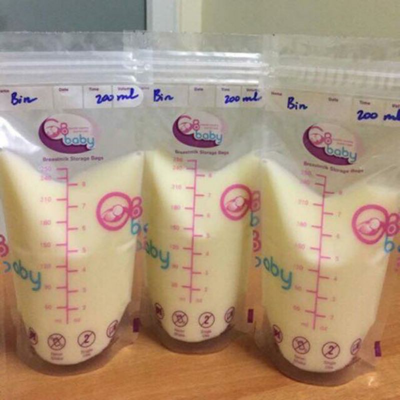 🌺Combo 10 túi trữ sữa tiệt trùng GB-Baby Hàn Quốc🌺 tiện lợi để đựng thức ăn và sữa trữ đông cho con
