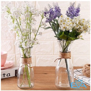 Lọ hoa thủy tinh cắm hoa (lọ mẫu trơn) để bàn trang trí làm ngôi nhà bạn thêm rực rõ, cỡ lọ 350ml cực xinh