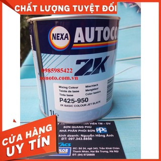 P425-950 Sơn gốc 2K Màu đen tuyền Nexa Autocolor 1 Lít sơn thuộc tập đoàn PPG SONQUANGPHU422