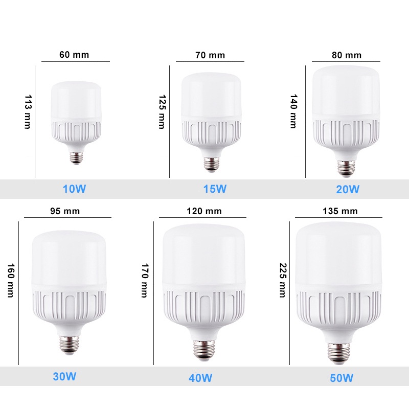 Bóng Đèn led E27 B22 20W Ánh Sáng Trắng