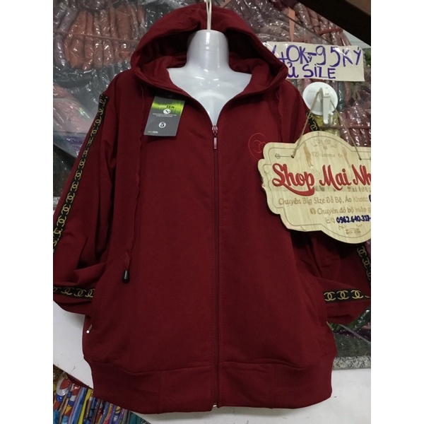 Áo khoác viền tay bigsize