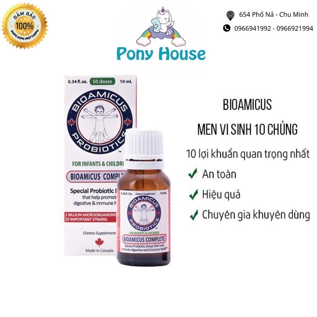 Men Vi Sinh 10 Chủng BioAmicus Complete 10ml, Men Vi Sinh Hỗ Trợ Tiêu Hóa Giúp Bé Ăn Ngon Chính Hãng