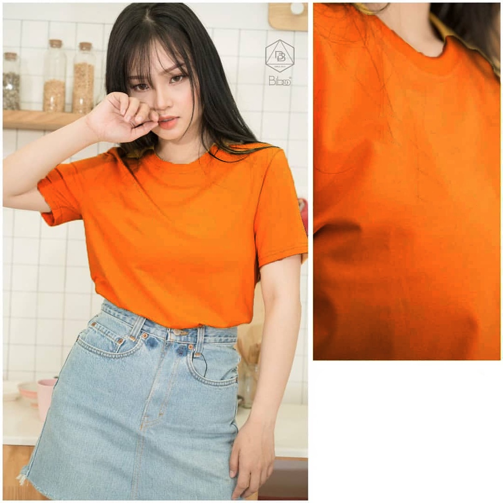 Áo thun nam nữ cổ tròn HUTA TT100, vải cotton mềm mát, form slim fit