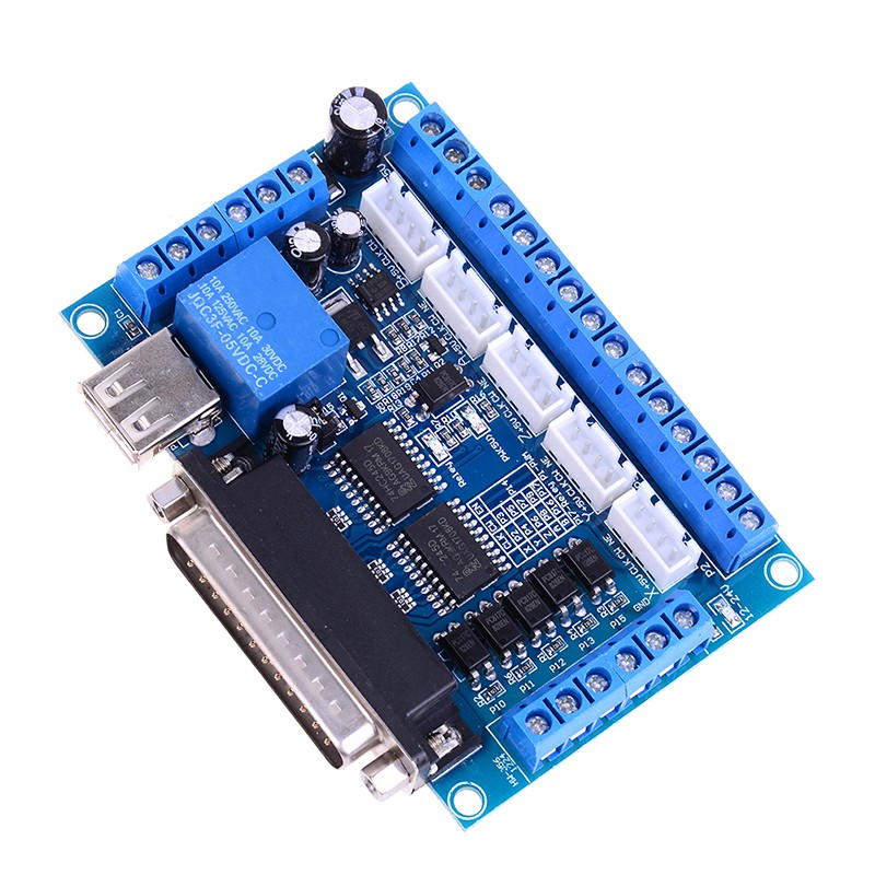 {factoryoutlet} MACH3 CNC 5 axis interface breakout board for stepper motor driver CNC mill adover